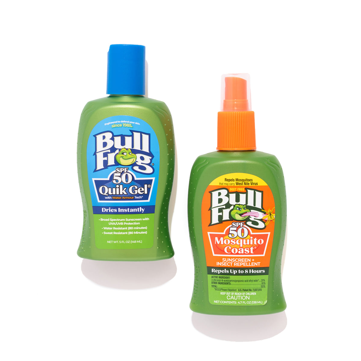 Mosquito Coast Bug Spray and Sunscreen & Quik Gel Sunscreen Combo