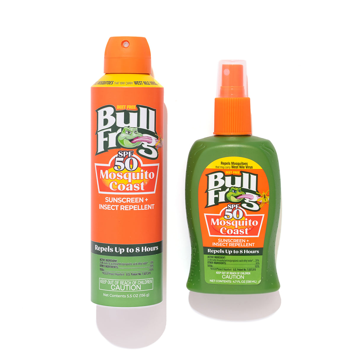 Combo 2-Pack: Pump/Continuous Sunscreen & Bug Spray Pack Mosquito