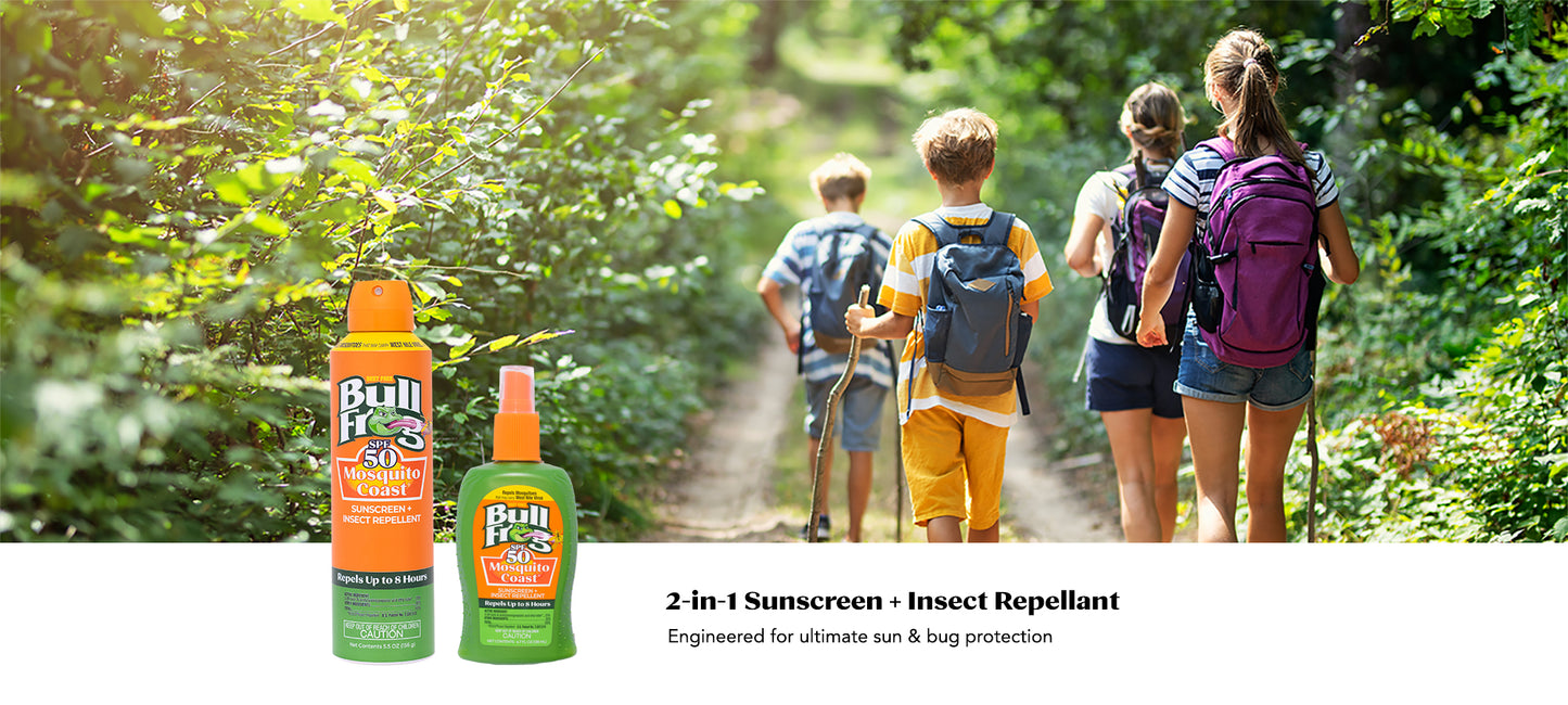 2 in 1 sunscreen and insect repellent