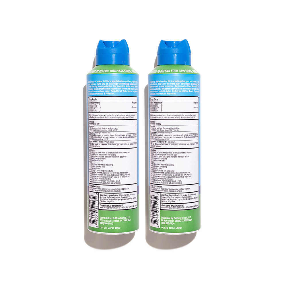 
                  
                    bullfrog spf 50 quik spray 2 pack back
                  
                